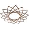 Ekena Millwork Eleanor Wood Fretwork Pierced Ceiling Medallion, Walnut, 26"OD x 10"ID x 3/8"T CMWP26X26X0375EAWA - alternate 2